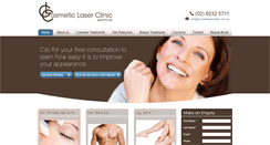 Desktop Screenshot of cosmeticlaserclinic.com.au
